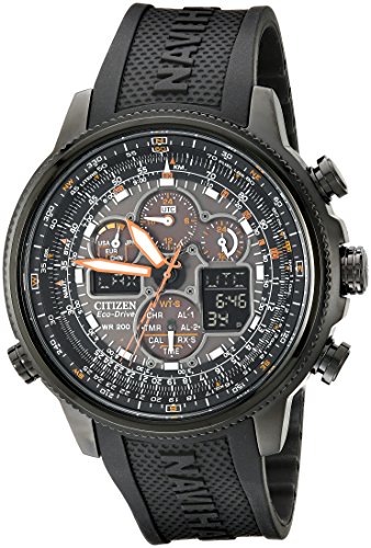 Citizen Jam Tangan Eco-Drive Stainless Steel JY8035-04E Navihawk Lelaki