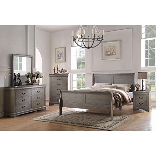 Acme Furniture Louis Philippe 23827EK Katil King Timur