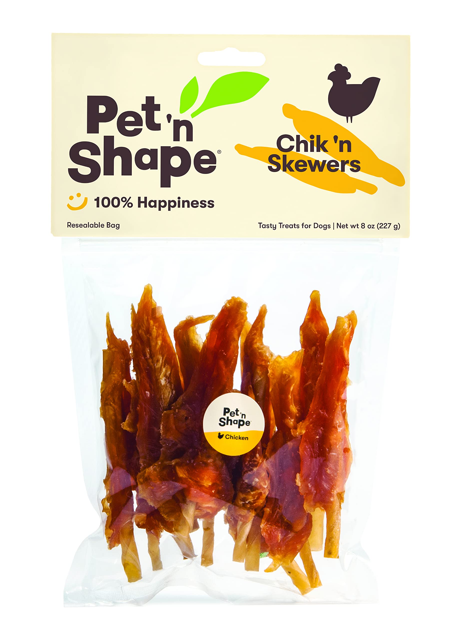 Pet 'N Shape Chik 'n Lidi Ayam Bungkus Kulit Mentah Che...