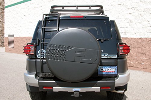 Dee Zee DZ760611 UltraBlack FJ Cruiser Mounted Tangga