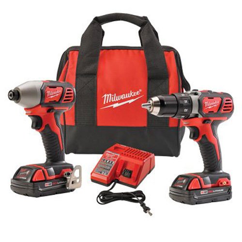 Milwaukee 2691-22 18-Volt Compact Drill and Impact Driver Combo Kit