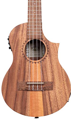 KALA Ukulele Tenor Tri-Top Jati dengan Pickup Terbina D...