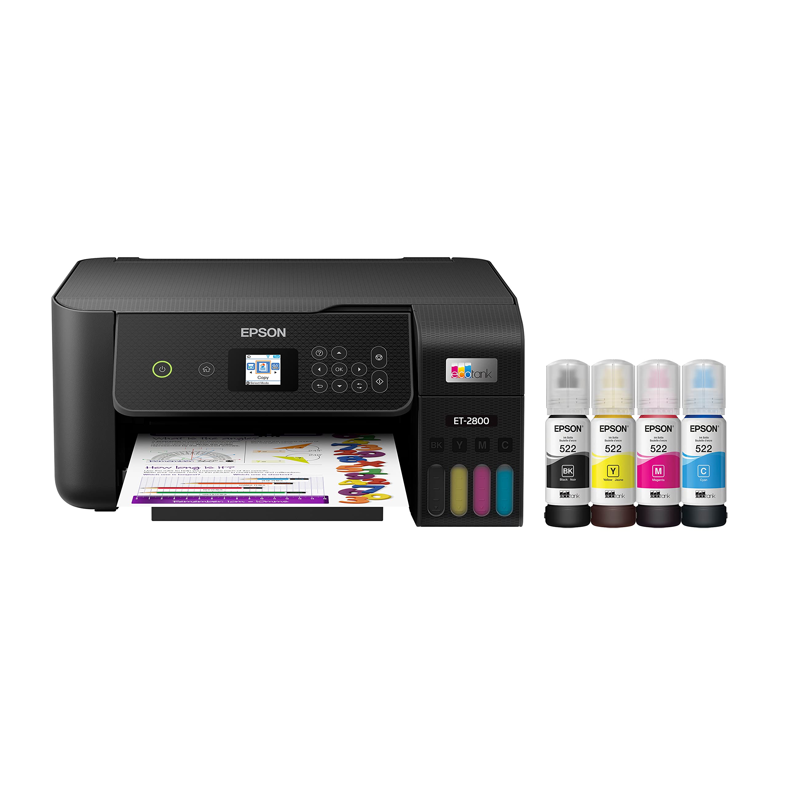 Epson EcoTank Wireless Color All-in-One Cartridge-Free Supertank Printer with Scan and Copy