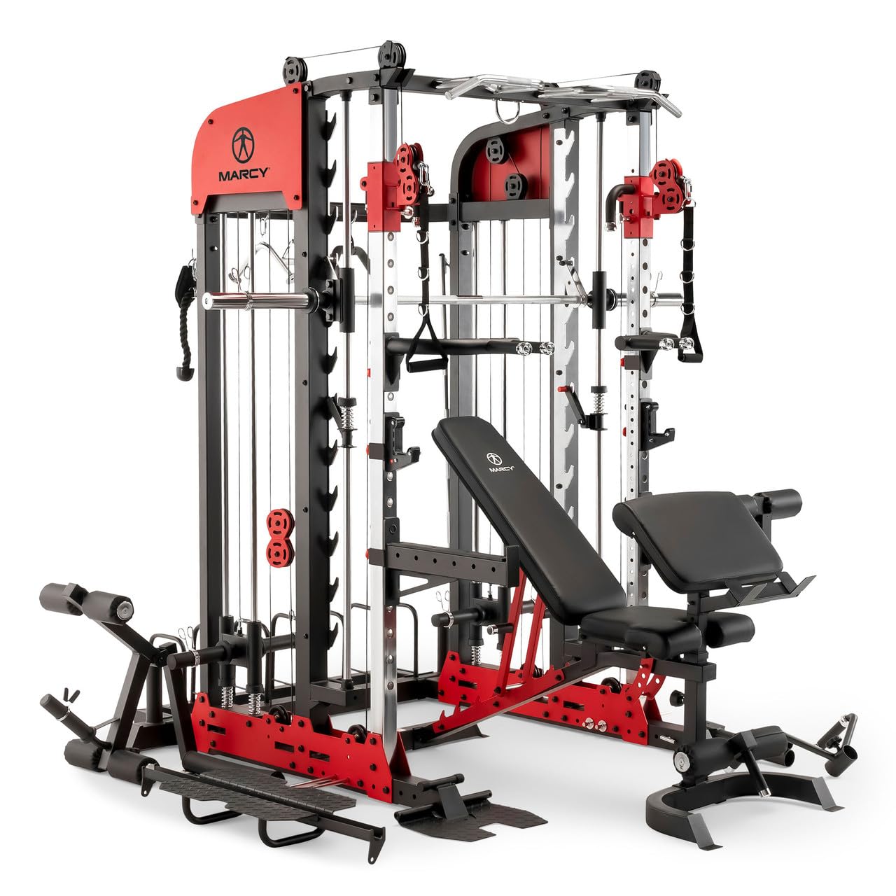 Marcy Sistem Gim Rumah Pro Deluxe Smith Cage unt...