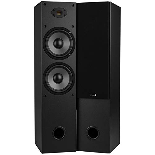 Dayton Audio T652-AIR Dual 6-1/2'' 2-Way Tower Speaker Pasangan dengan AMT Tweeter