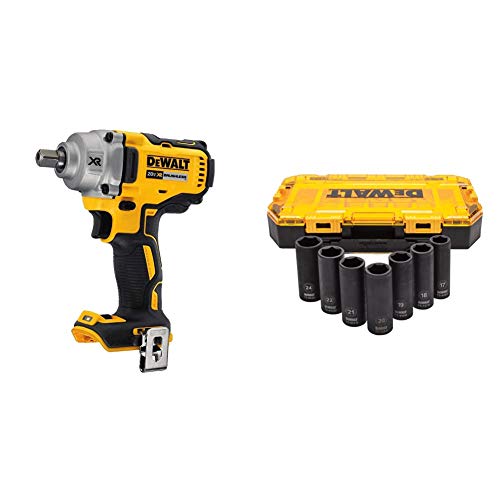 DEWALT 20V MAX XR Cordless Detent Pin 1/2-Inci Anvil DC...