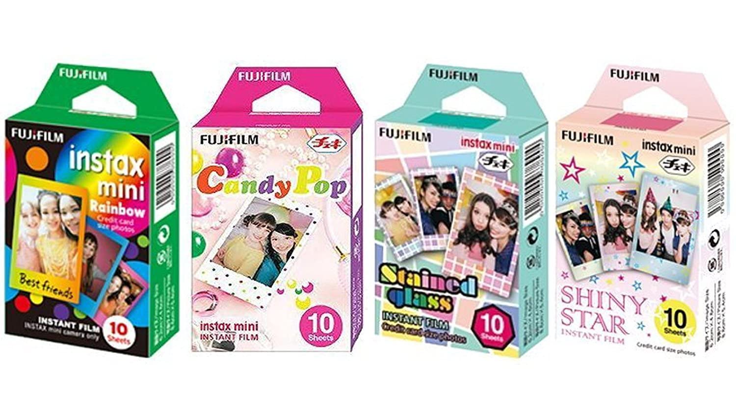 Fujifilm InstaX Mini Instant Film Rainbow & Staind Glas...