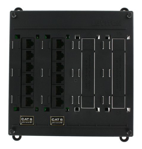 Leviton Twist dan Mount Patch Panel dengan 6 port