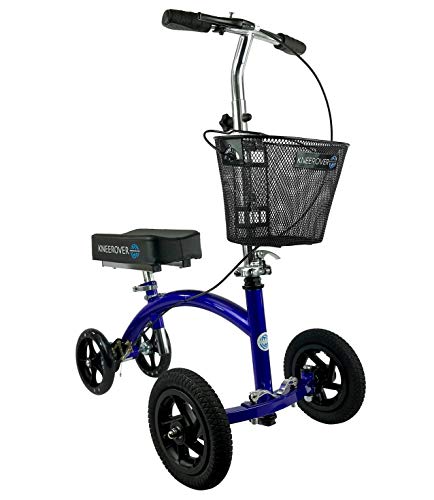 KneeRover Hybrid Knee Walker - Skuter KneeCycle KneeCycle yang Menampilkan Semua Baru dengan Peningkatan Gandar Depan Segala Medan