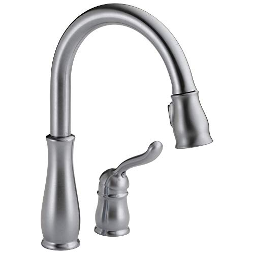 Delta Faucet Keran Dapur Pemegang Tunggal Leland Dengan...