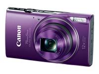 Canon PowerShot ELPH 360 HS dengan Zum Optik 12x dan Wi-Fi Built-In (Ungu)