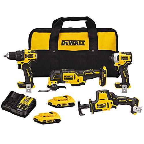 DEWALT DCK489D2 ATOMIC 20V MAX Kit Kombo 4 Alat Tanpa B...