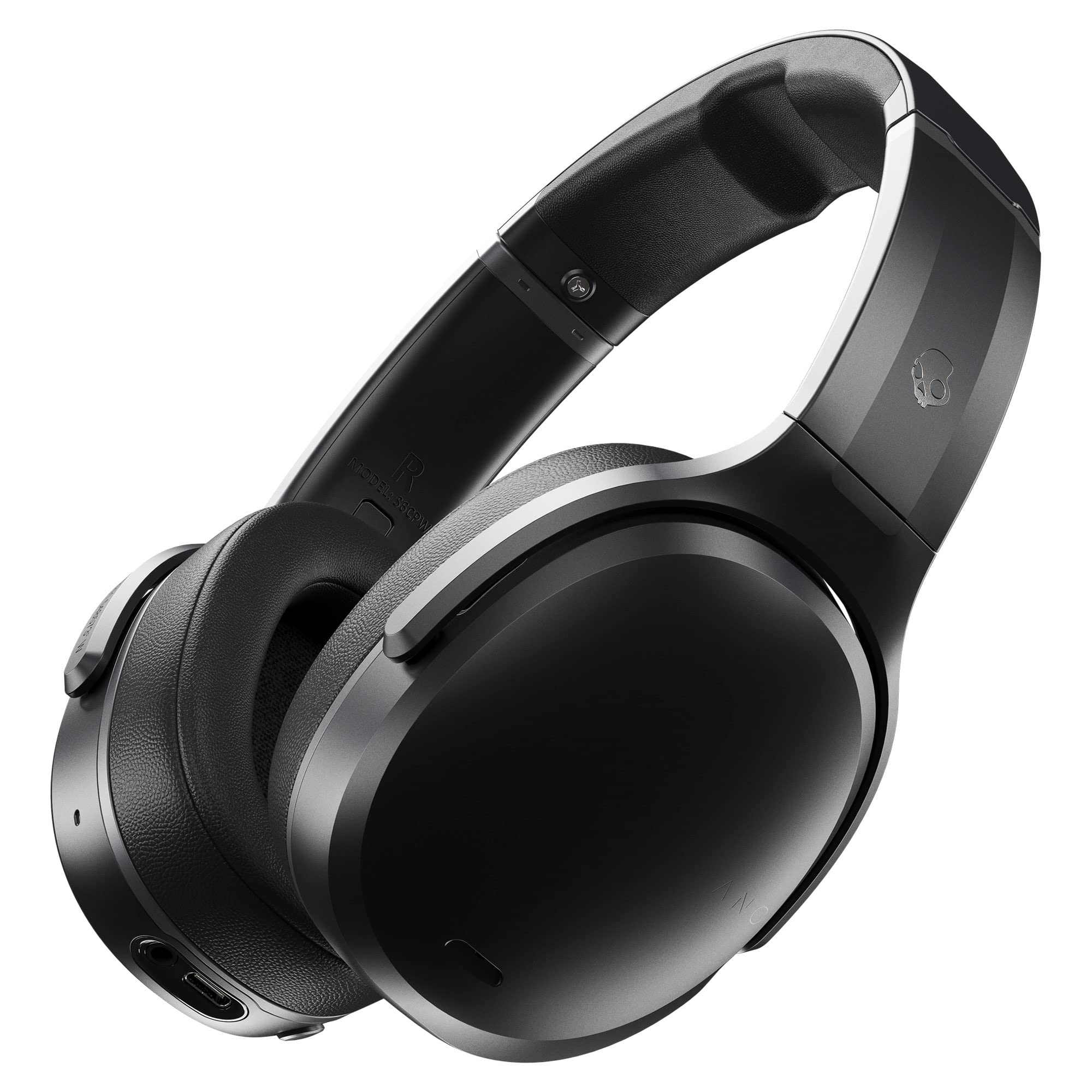 Skullcandy Penghancur ANC Fon Kepala Wayarles Pembatal Bunyi Peribadi - Hitam