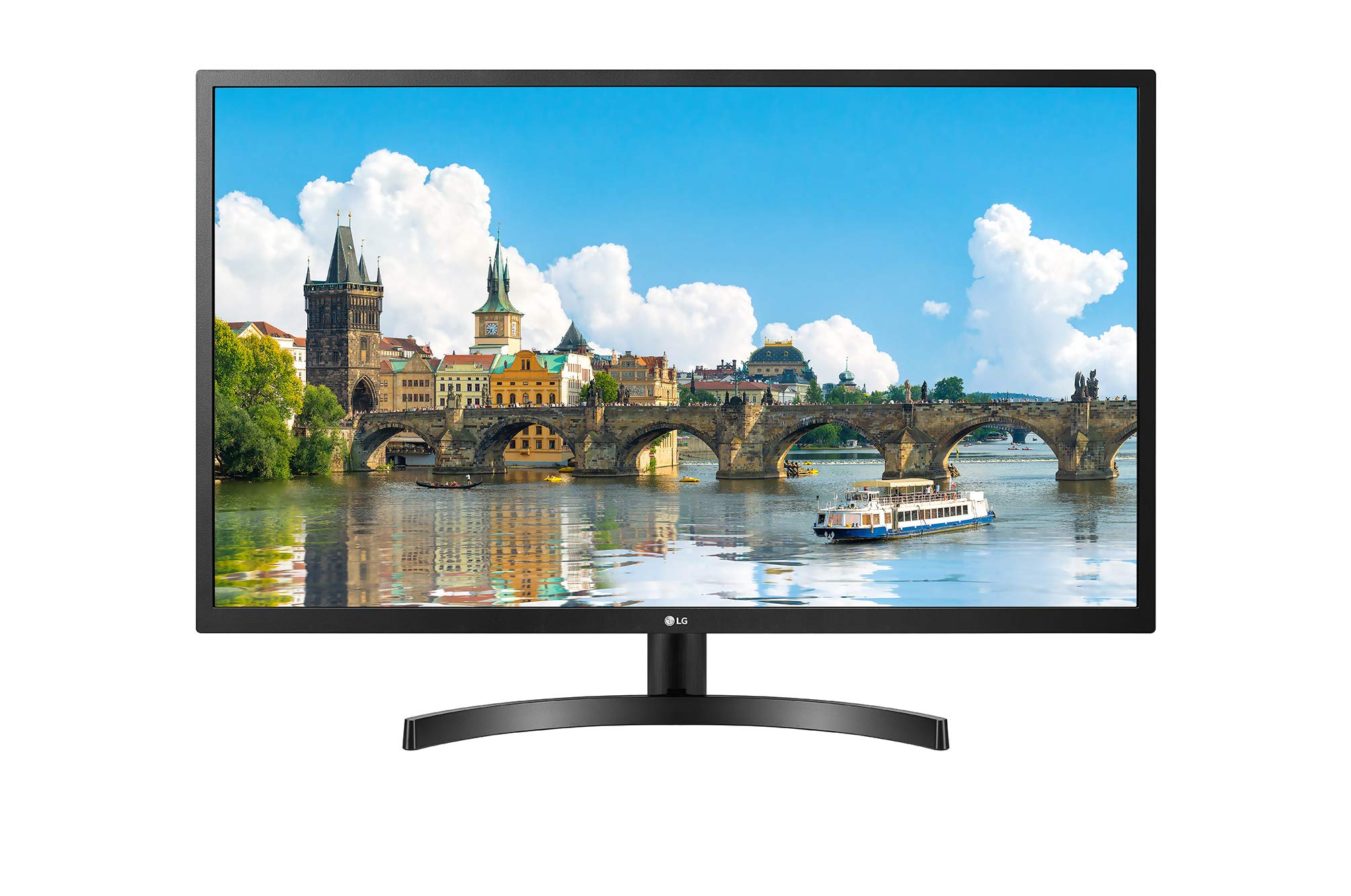 LG 32MN600P-B 31.5'' Monitor IPS HD Penuh 1920 x 1080 dengan AMD FreeSync dengan Port Paparan dan Input HDMI (Model 2020)