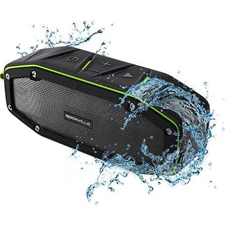 Rockville RPB27 20w Pembesar suara Bluetooth kalis air mudah alih lasak dengan Bass Bassing!