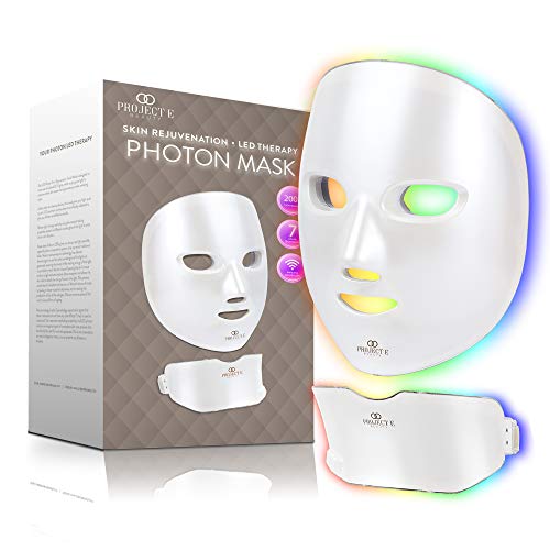  Project E Beauty Masker Muka & Leher Fotonasi Pemulihan Kulit Photon | Terapi LED Tanpa Wayar Foton Merah Biru Hijau 7 Rawatan Cahaya Warna Anti Penuaan Tempat Menghilangkan Kedutan Memutihkan Masker...