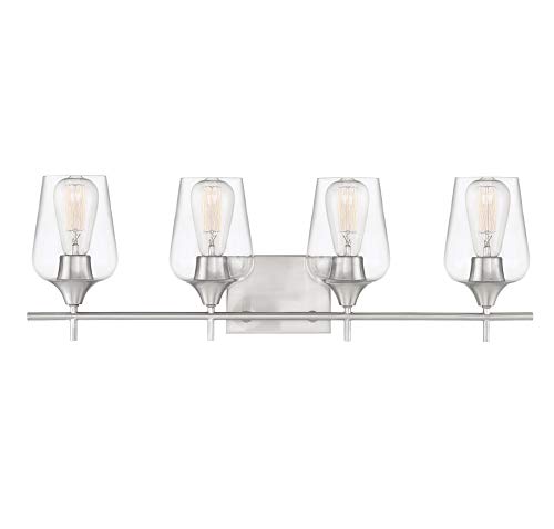 Savoy House 8-4030-4-SN Octave 4-Light Vanity Light Bil...