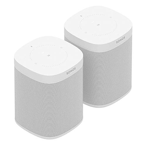 Sonos One (Gen 2) - Pembesar Suara Pintar Kawalan Suara dengan Amazon Alexa Terbina dalam