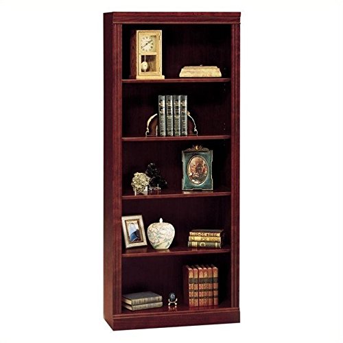 Bush Furniture Perabot Saratoga 5 Rak Rak Buku Kayu 71'...