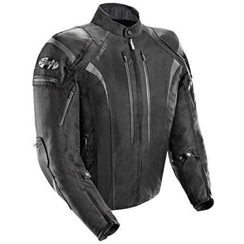 Joe Rocket Jaket Tekstil Hitam Atomic 5.0 Lelaki - Sede...