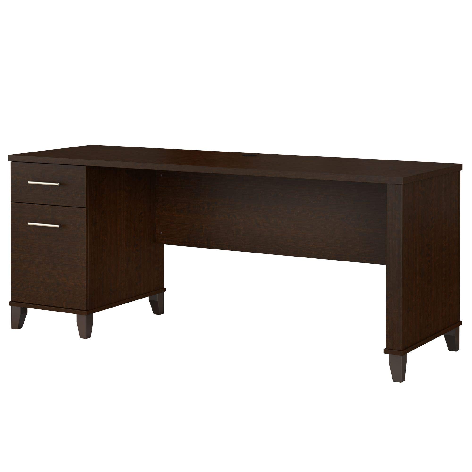 Bush Furniture Meja Pejabat Somerset 72W dengan Laci di...