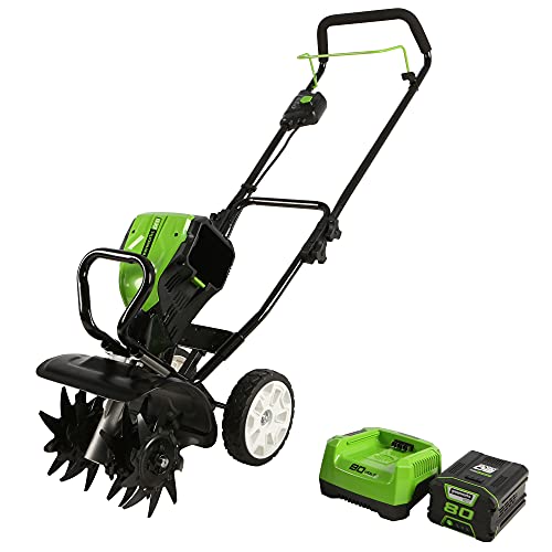 GreenWorks Penanam Tiller Tanpa Kord 10-Inci 80V