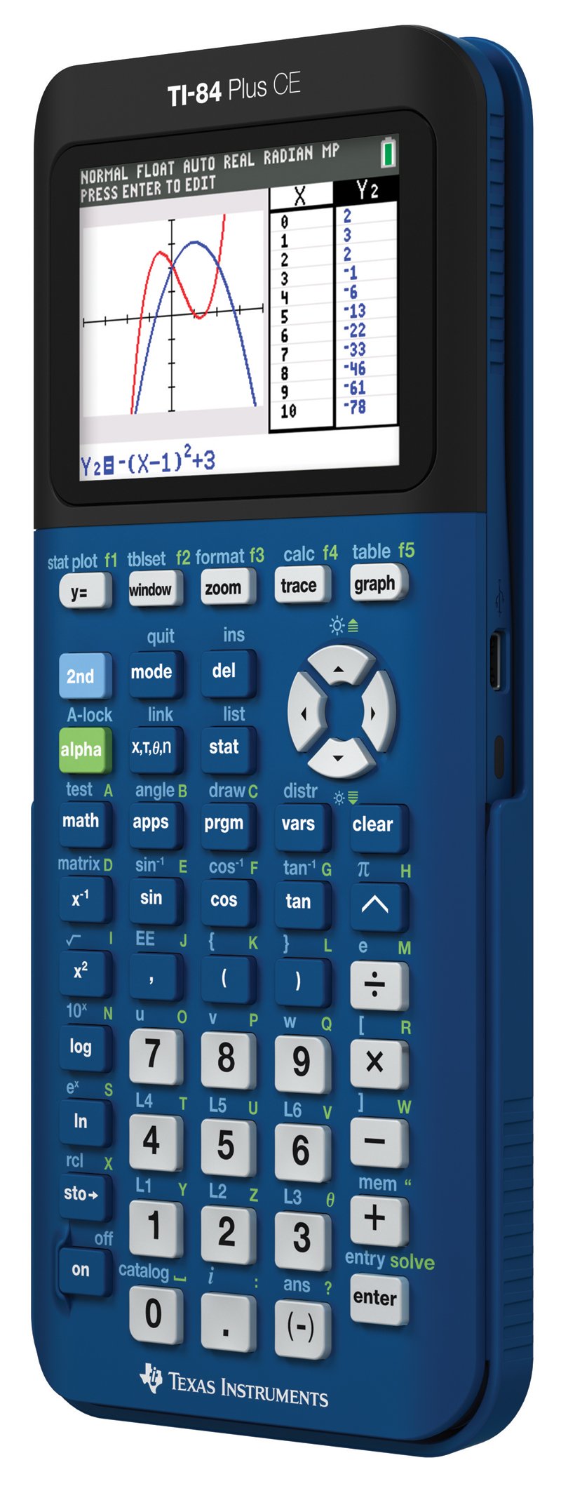 Texas Instruments Kalkulator Graf Denim TI- 84 Plus CE