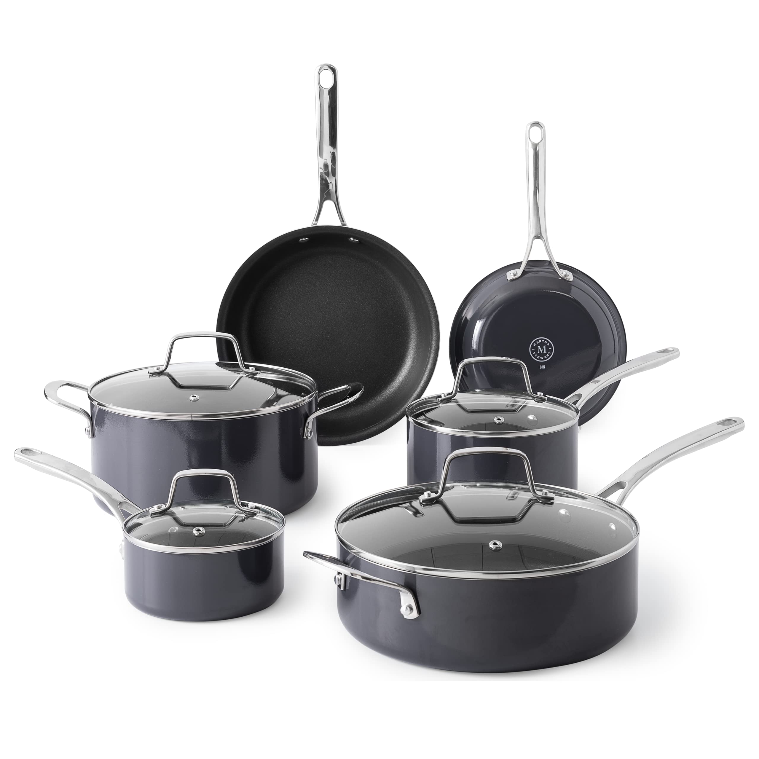 Martha Stewart Lockton Premium Nonstick 10 Keping Ename...