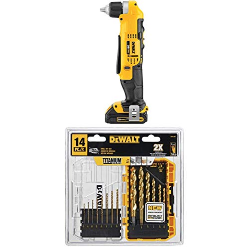 DEWALT Kit Gerudi/Pemandu Tanpa Kord Sudut Kanan 20V MA...