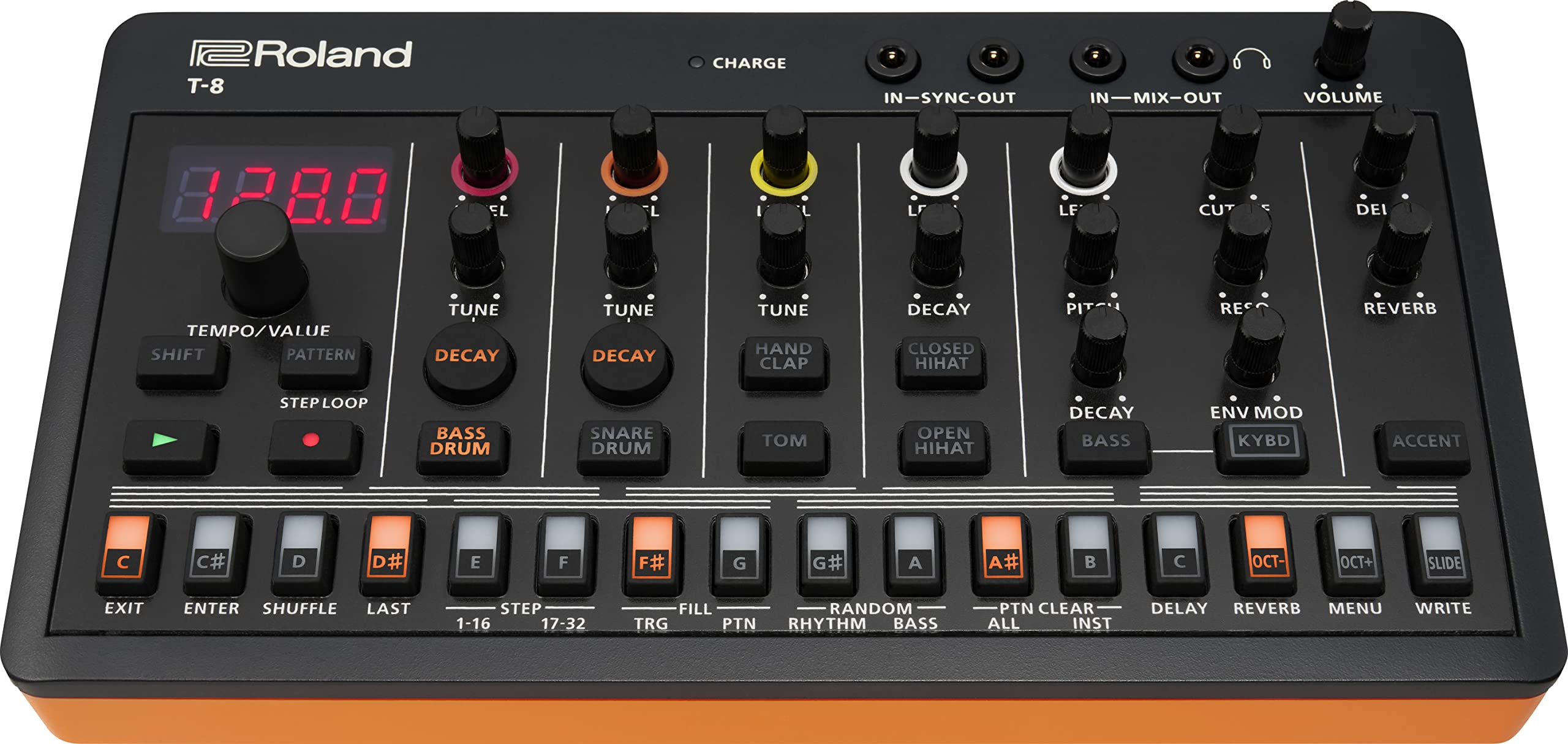 Roland  AIRA Compact T-8 Beat Bunyi Mesin Bes Ultra Mud...