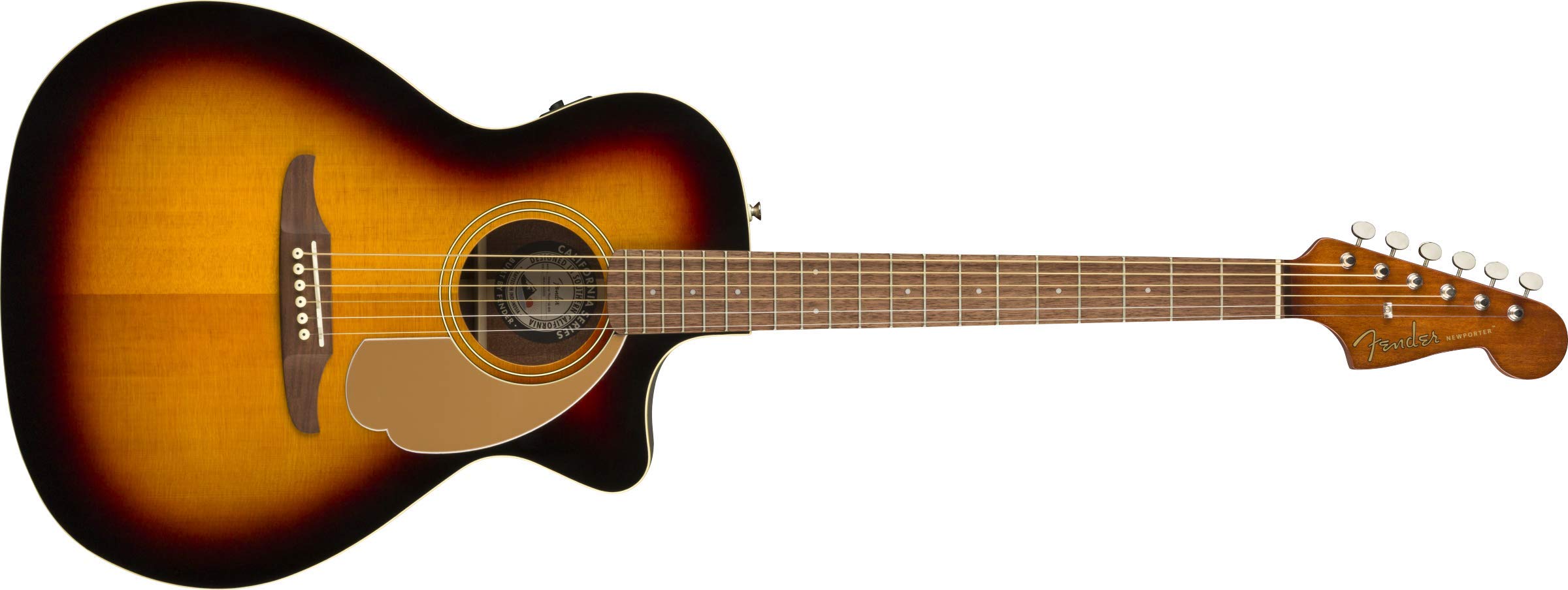 Fender Gitar Akustik Pemain Newporter - Sunburst