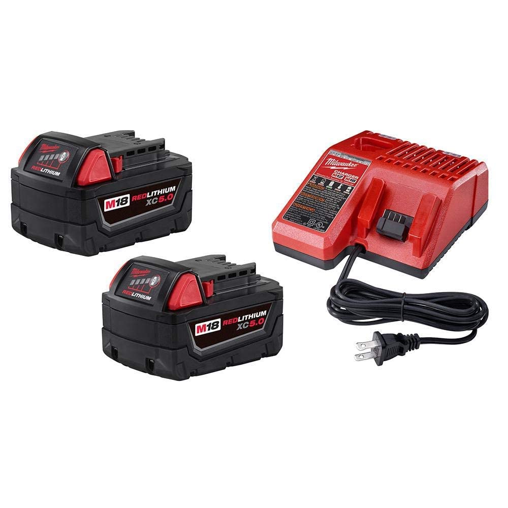 Milwaukee 48-59-1850P M18 18-Volt Litium-Ion Kit Pemula...