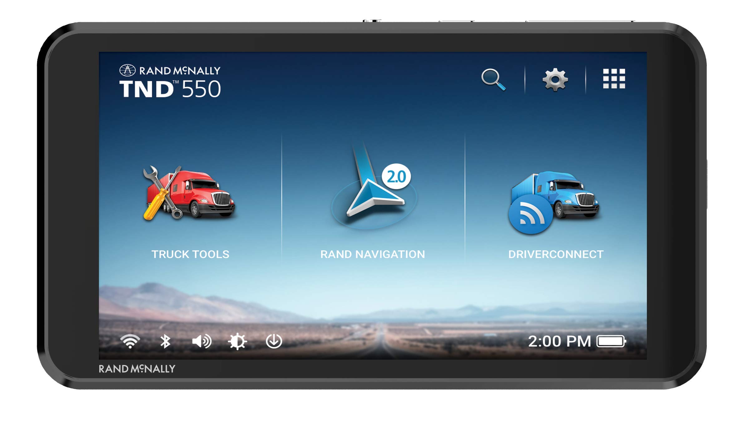 Rand McNally TND 550 5-inci GPS Truck Navigator Paparan...