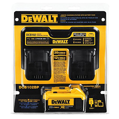 DEWALT Stesen Pengecasan MAX 20V* untuk Tapak Kerja den...