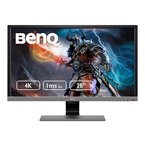 BenQ Monitor EL2870U 28' 4K UHD untuk Permainan 1ms Masa Tindak Balas FreeSync HDREye-Care techB.I.tech