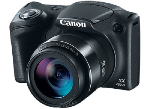 Canon PowerShot SX420 IS (Hitam) dengan Zum Optik 42x d...