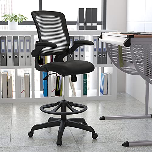 Flash Furniture Kerusi Pejabat Tugas Ergonomik Pusing M...