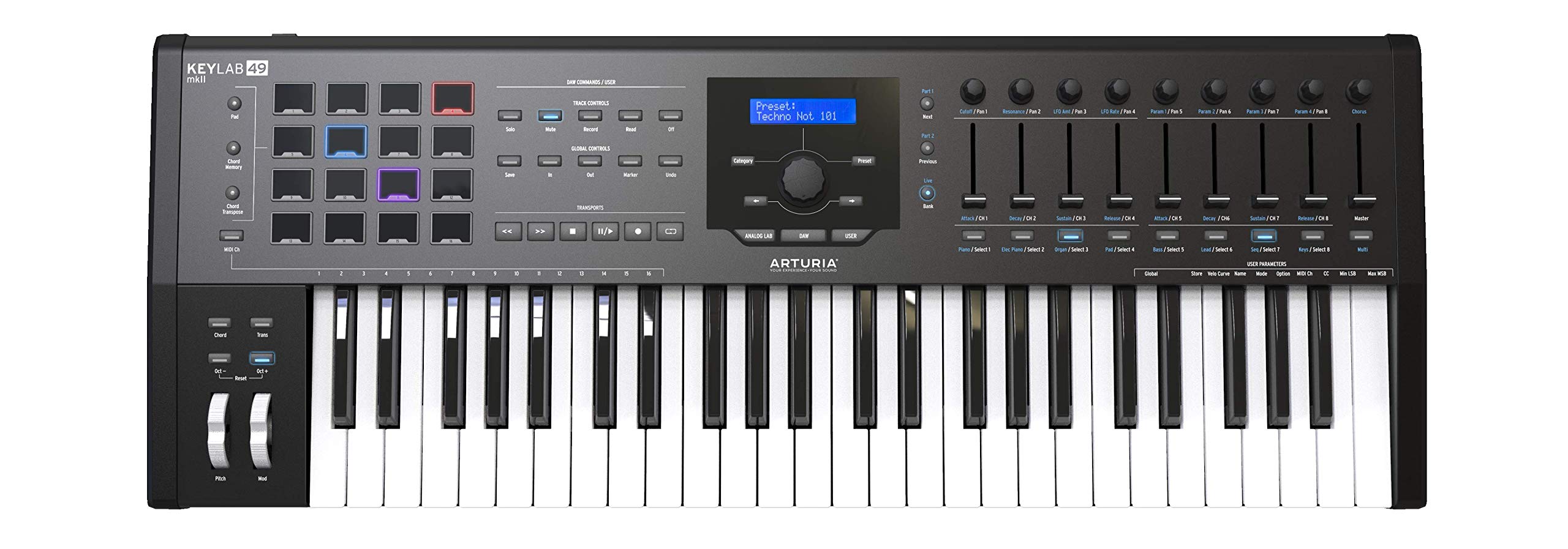 Arturia KeyLab MkII - Pengawal Papan Kekunci MIDI USB S...