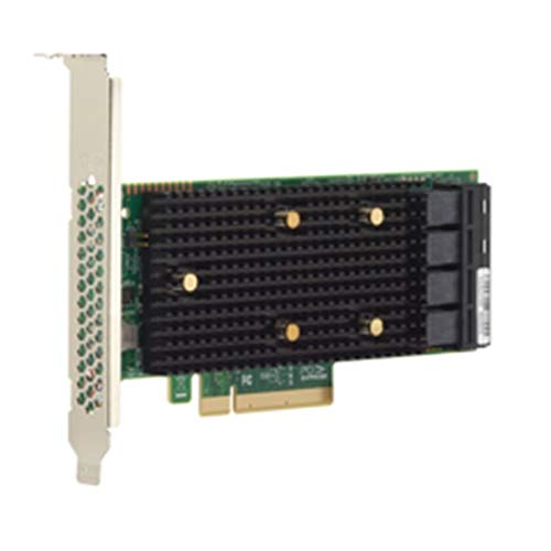 Broadcom HBA 9400-16i - Pengawal Storan - 16 Saluran - SATA 6Gb/s / SAS 12Gb/s Profil Rendah - 1.2 GBps - PCIe 3.1 x8 (05-50008-00)