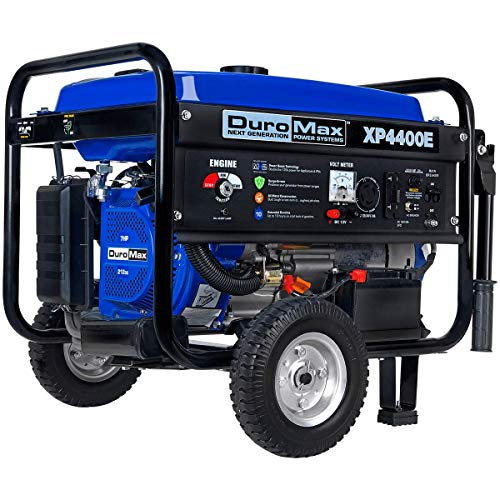 DuroMax Penjana Gas Gred 7-Hp RV XP4400E 4400 watt dengan Mula Elektrik