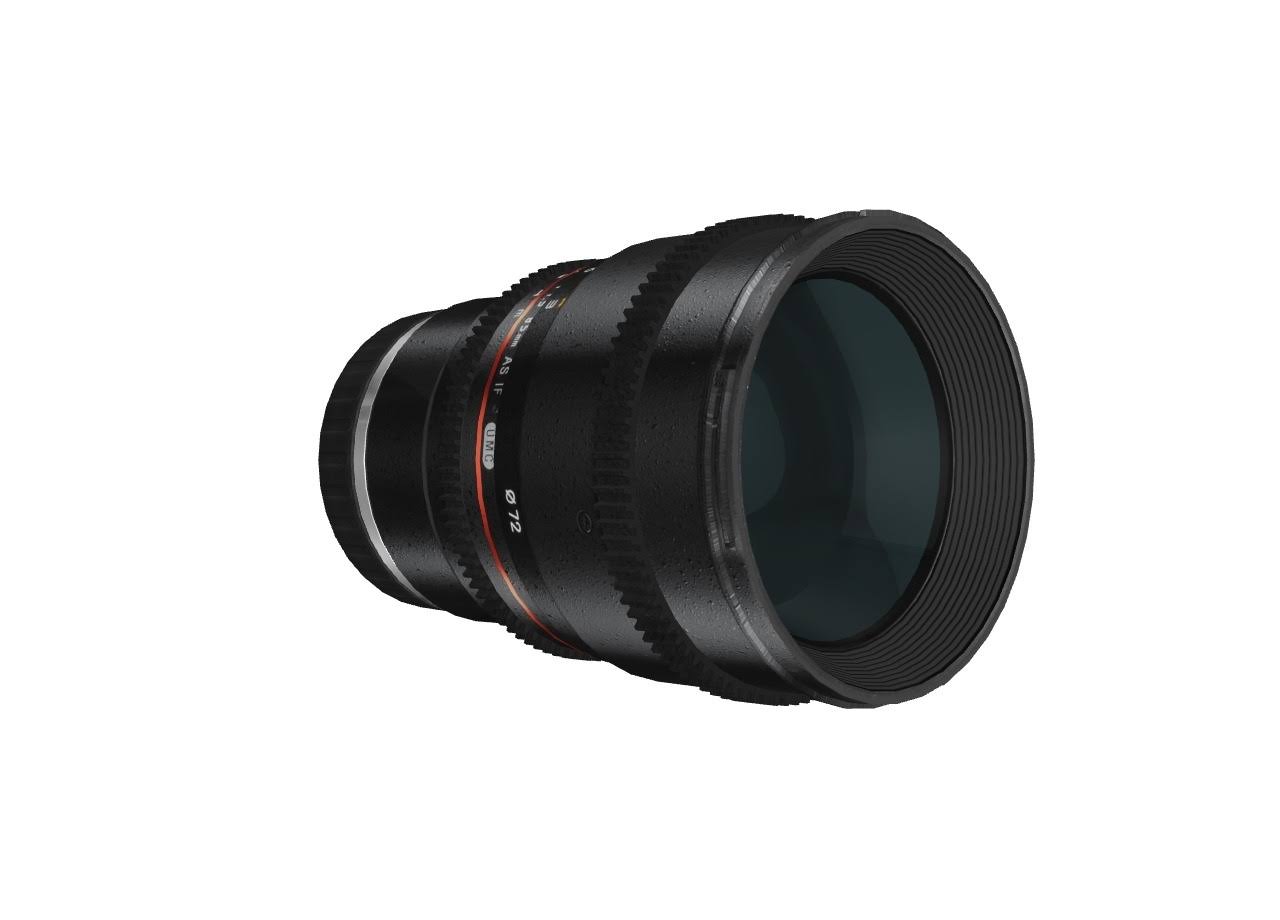 Rokinon CV85M-C 85mm t / 1.5 Lensa Aspherikal untuk Canon dengan Aperture De-Clicked dan Ikuti Fokus Lensa Tetap Kesesuaian