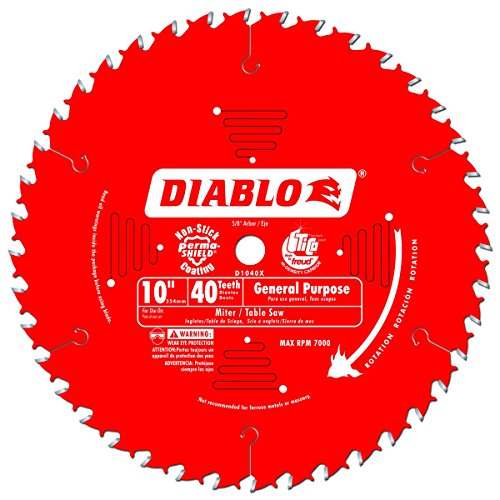 Freud D1040X Diablo 10-Inci 40-Gigi ATB Gergaji Bilah G...