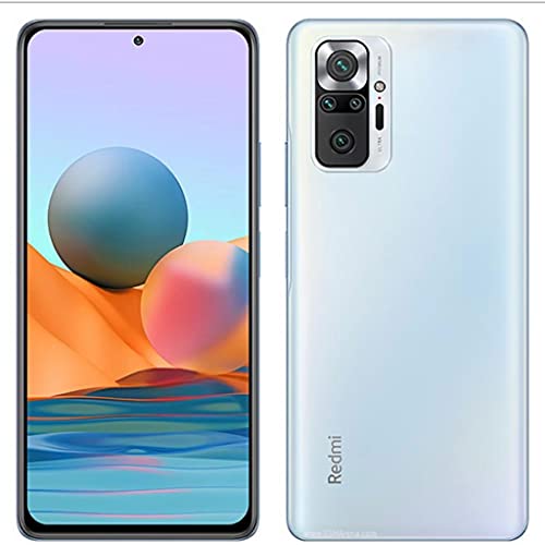 Xiaomi Redmi Note 10 Pro | 128GB 6GB RAM | Kilang Dibuka Kunci (GSM SAHAJA | Tidak Serasi dengan Verizon/Sprint) | Model Antarabangsa (Biru Glasier)