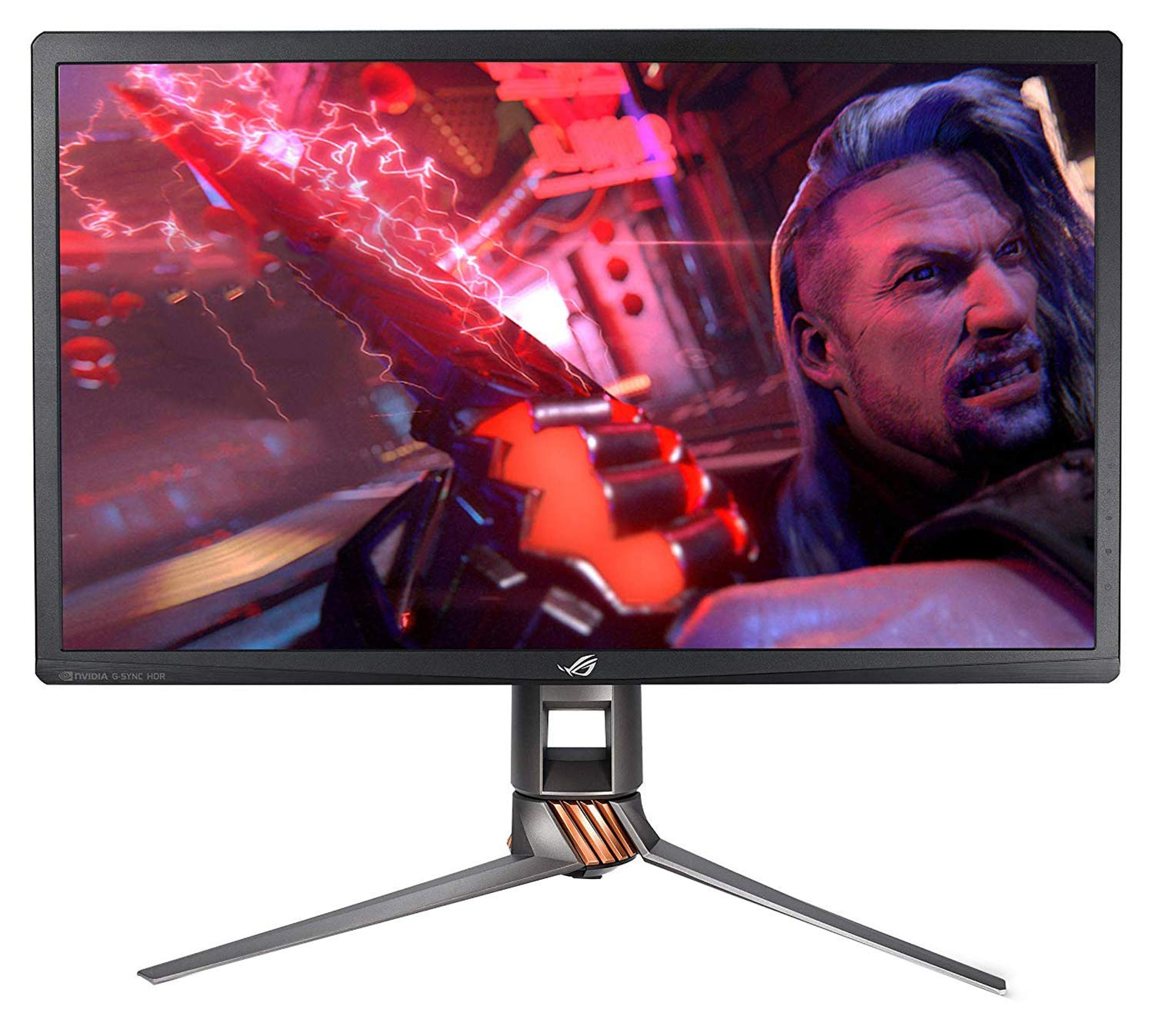 Asus Monitor Permainan ROG Swift 4K 144Hz HDR UHD G-SYN...