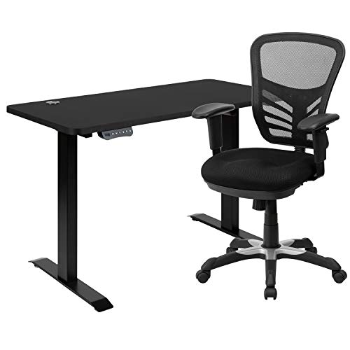 Flash Furniture Kerusi Pejabat Ergonomik Eksekutif Pusi...