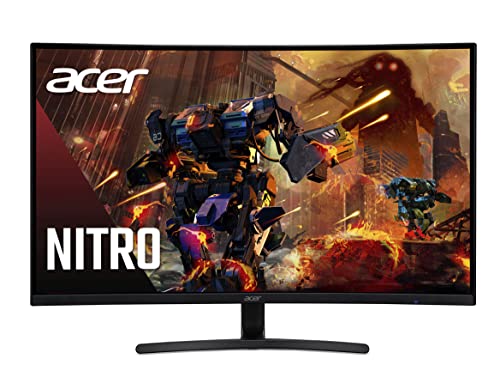  Acer Nitro ED323QU Pbmiippx 31.5' WQHD 2560 x 1440 VA 1500R Monitor Permainan Melengkung | AMD FreeSync Premium | Sehingga 165Hz | 1ms (VRB) | PaparanHDR400 | DCI-P3 92% | 2 x Port Paparan 1.2 & 2 x...