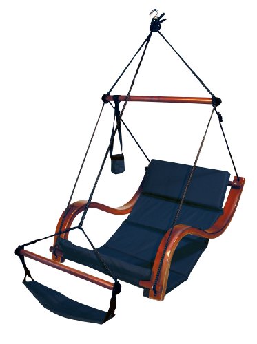 Hammaka Kerusi Nami Deluxe Hanging Hammock In Blue