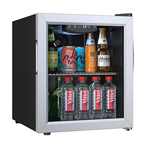 EdgeStar BWC71SS 18 Inch Lebar 52 Can Capacity Extreme Cool Beverage Center