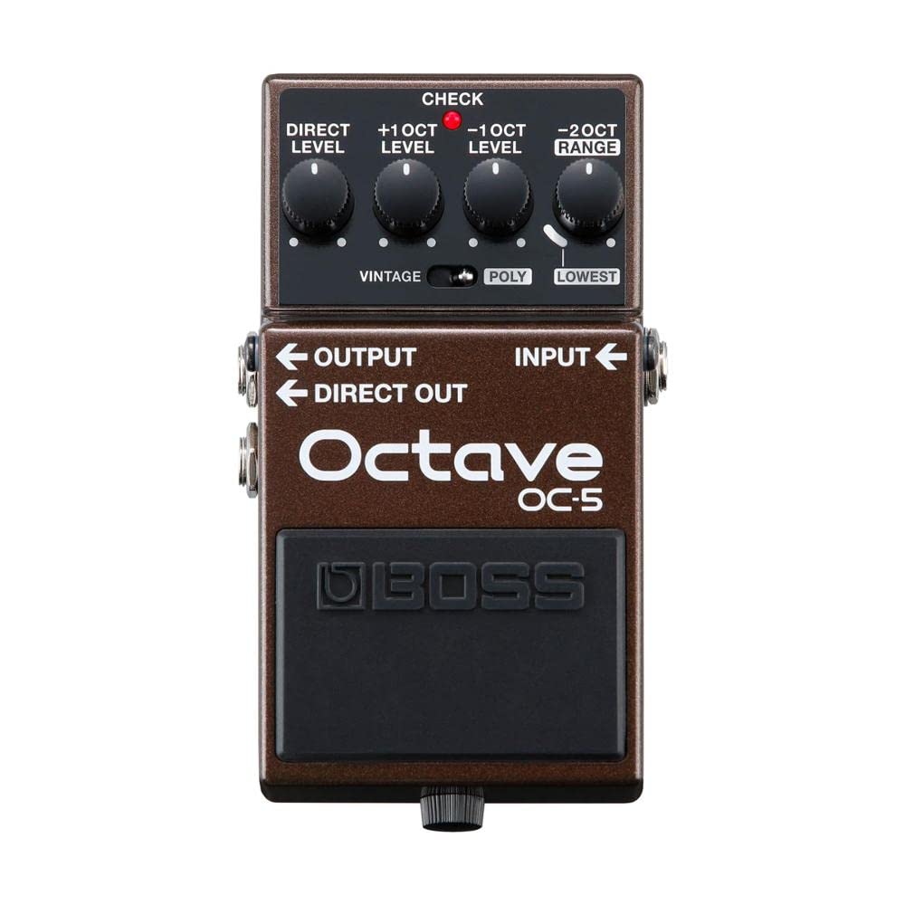 Boss Gitar Oktaf dan Pedal Kesan Bass Oc-5 dengan Mod V...