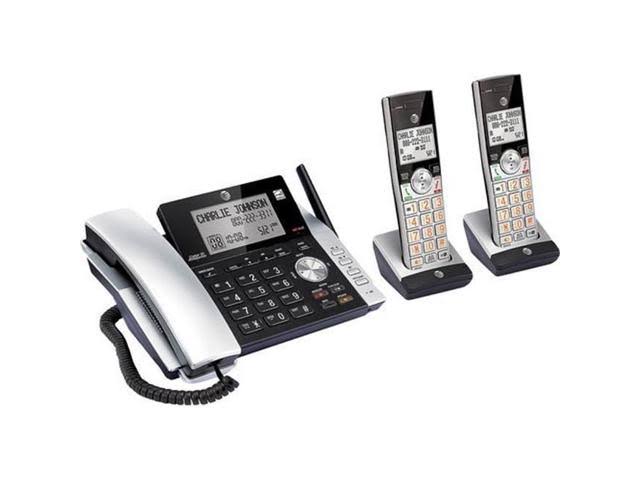 AT&T CL84215 DECT 6.0 Sistem Telefon Tanpa Kord Boleh D...